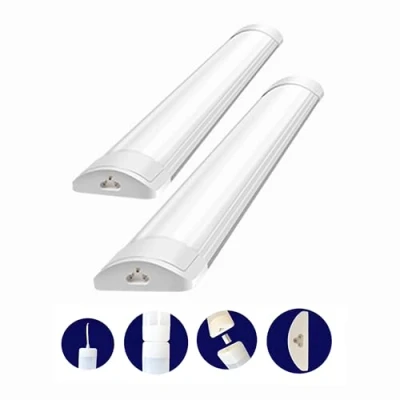 Image of Brightex, Led Tube Light 8FT (4FT 50W + 4FT 50W) 6000 Lumen for Linkable Batten Ceiling Lamp Connectable, Wall/Ceiling Mountable, Perfect Garages and workshops Shop Cool White