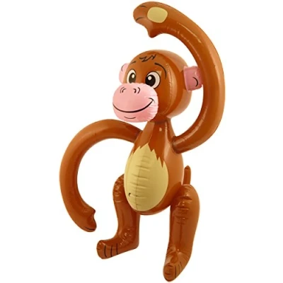 Image of Lifeessentials11 Inflatable Monkey 58cm Pinata Jungle Loot/Party Chimp Ape Wedding/Kids