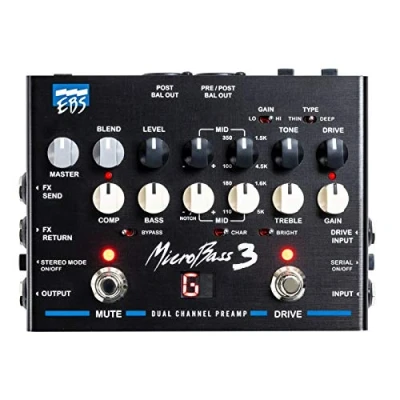 Image of EBS Micro Bass 3 Professional Outboard Preamp