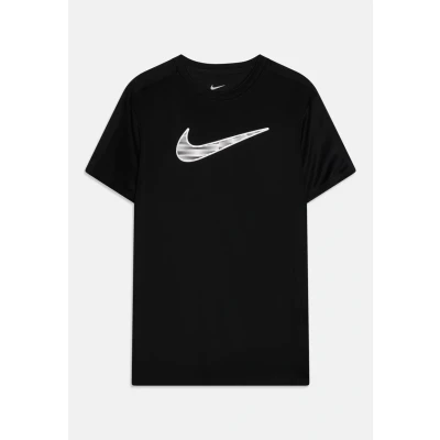 Image of Nike Trophy23 SS T Shirt Black 137 146 Junior for Active Play and Sports