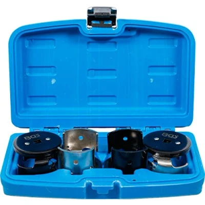 Image of BGS 9792 Oil Filter Wrench Set Ø 60 80 / 96 mm 4 pcs