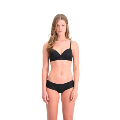 Image of Puma Womens Soft Bra, Black, 34 / B UK