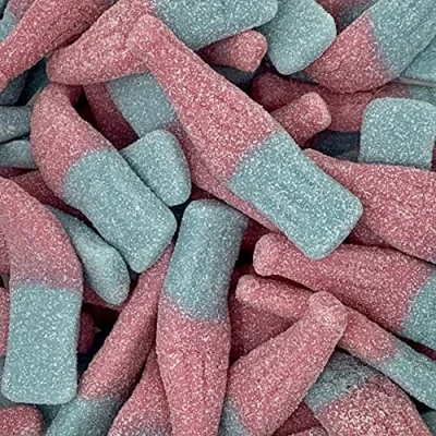 Image of Giant Fizzy Bubblegum Bottles 700g Re Sealable Pouch by The Gourmet Sweet Company