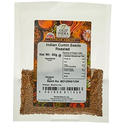 Image of Old India Indian Cumin Seeds Roasted 50g