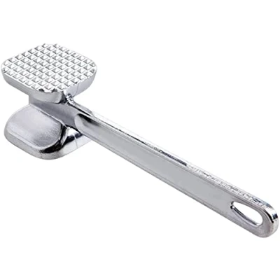 Image of Small Meat Mallet Aluminium Tenderizer, Tenderizer Tool,Heavy Duty Mallet,Meat Hammer,Metal Pounder, Steak Beef Chicken Hammer Kitchen Tool
