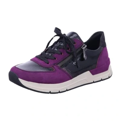 Image of Rieker Women&#039;s 58902 Sneaker, Amethyst Black Black, 9 UK