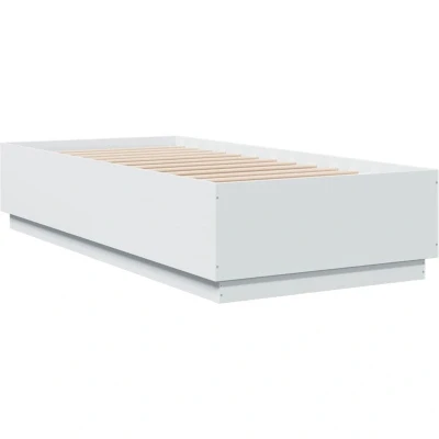 Image of vidaXL Bed Frame without Mattress White 90x200 cm