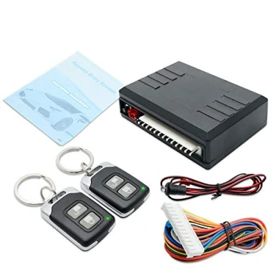 Image of Universal Remote Control Central Door Lock Kit Style 12 Locking Keyless Entry Upgrade with Contorl Box + 2 Replacement for Car