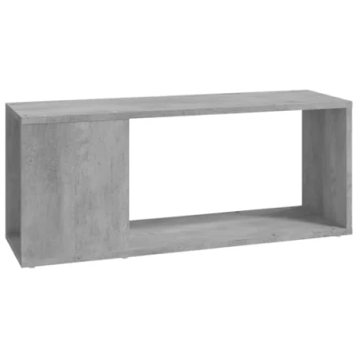 Image of vidaXL TV Cabinet Bedroom Living Room Furniture Unit Stand Book Plasma Hifi Stereo Side Entertainment Centre Chipboard Concrete Grey