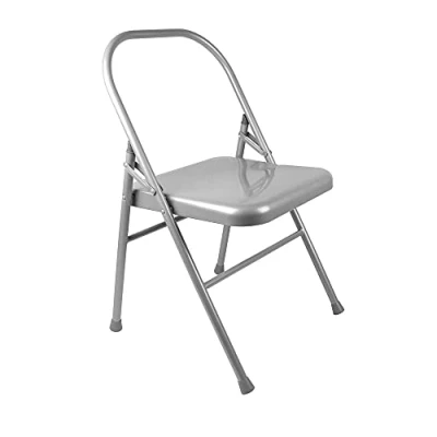 Image of Yoga Mad Chair Reinforced with Front Bar Folding and Portable Backless Support in Backbends, Restorative Postures Refinement of Shoulder Stands