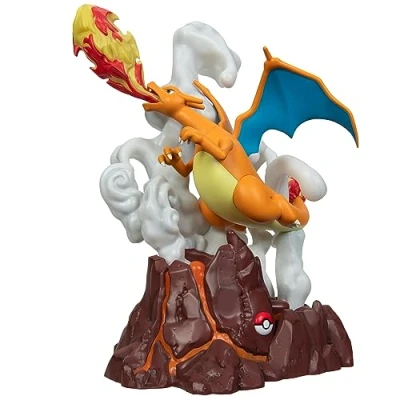 Image of Pokémon PKW3173 Deluxe Collector Statue Glurak Official Collectible Figure