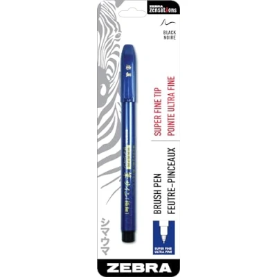 Image of Zebra Zensations Tip Brush Pen Black