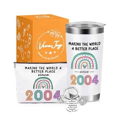 Image of VivaJoy 21st Birthday Gifts for Her Rainbow Mugs, Personalised 21 Year Old Girl Present Keepsake Best Friend, Sister, Daughter,21st Gift Ideas