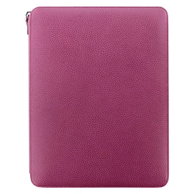Image of A4 Finsbury Zip Folio raspberry