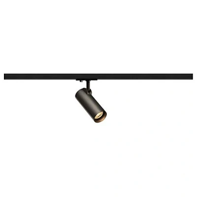 Image of SLV 1 Phase Helia 50, LED spot, Spotlight, Ceiling, Track System, Interior Lighting / 3000K 11W 750lm Black 35 Degrees, Aluminium, 11 W