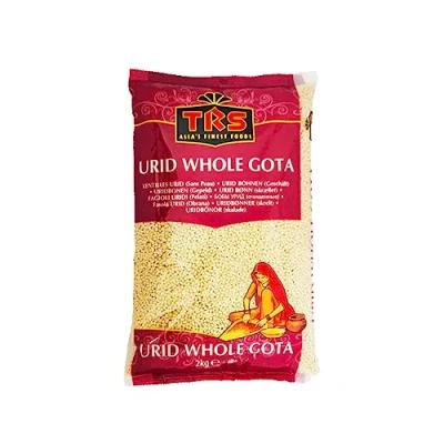 Image of TRS Urid Whole Gota 2KG Urad dal High Fibre Protein Natural Gluten Friendly Indian Origin