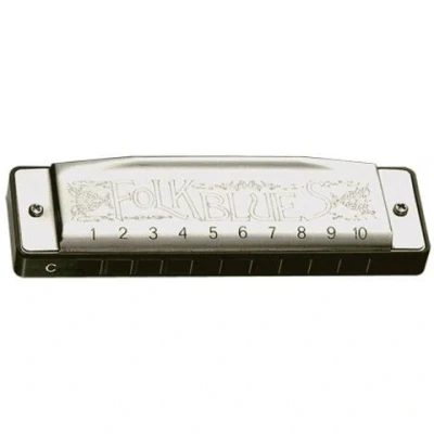 Image of Tombo Harmonica Folk Blues 1610 Ab