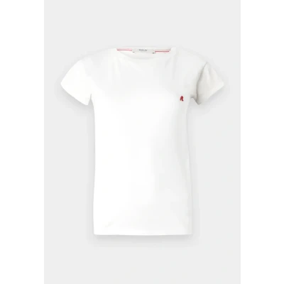 Image of Replay Basic Tshirt, Women&#039;s, Size: XL, Natural white