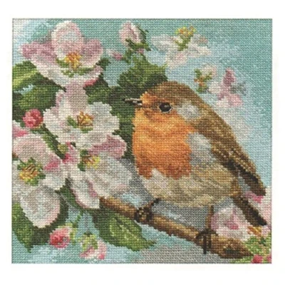 Image of Alisa Cross Stitch Kit Robin