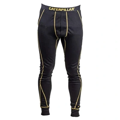 Image of Caterpillar Long John/Thermo Pants, Moisture Absorption, Comfort Warmth (Black, L)