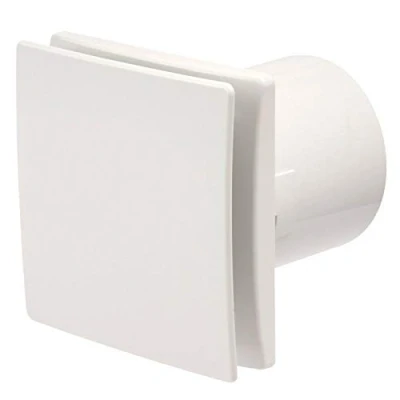 Image of RT DECO100SC &amp; DECO100SW 4&quot; 100mm Standard On/Off Chrome or White Extractor Bathroom Fan