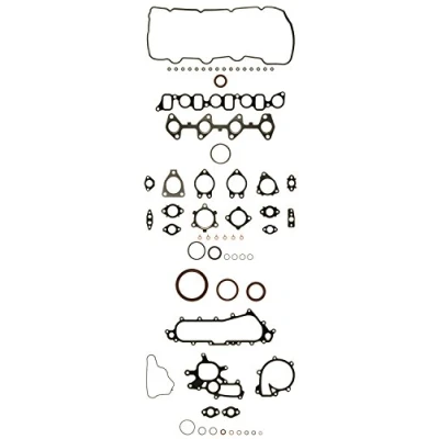 Image of 0411130021, 0411130050 Full Gasket Set, engine AJUSA 51021300 without cylinder head gasket, with valve stem seals