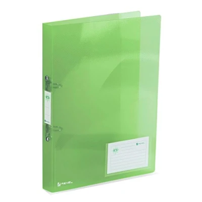 Image of Rexel A4 Ring Binder, Assorted Colours (Orange, Blue, Lime Green or Pink), 25 mm 2 O Diameter, Ice, 2102044