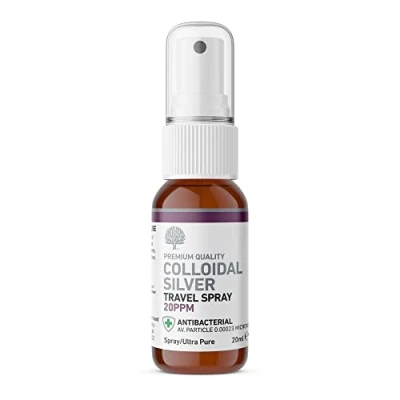 Image of Nature&#039;s Greatest Secret Premium Quality Antibacterial 20ppm Colloidal Silver Spray 20ml