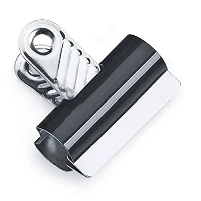 Image of Rapesco RCB050B1 50 mm Letter Clips, Black, Pack of 10