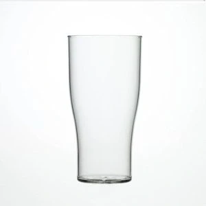 Image of Virtually Unbreakable Heavy Duty Polycarbonate Tulip Plastic Pint Glass (Pack of 12)