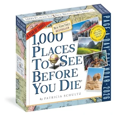 Image of 1,000 Places to See Before You Die Page A Day® Calendar 2026