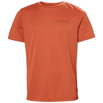Image of Helly Hansen Unisex Kids Jr Marka T Shirt, Terracotta, 16 Years UK