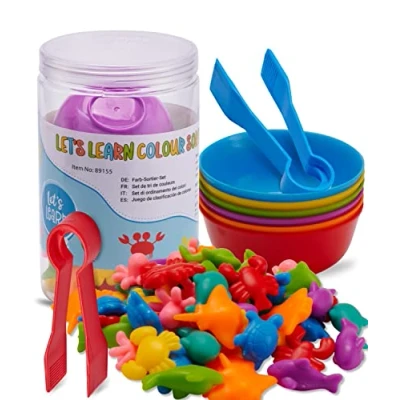 Image of Jaques of London Colour Sorting Toys for Toddlers Educational 3 4 5 Year olds Under the Sea Counting Montessori Since 1795