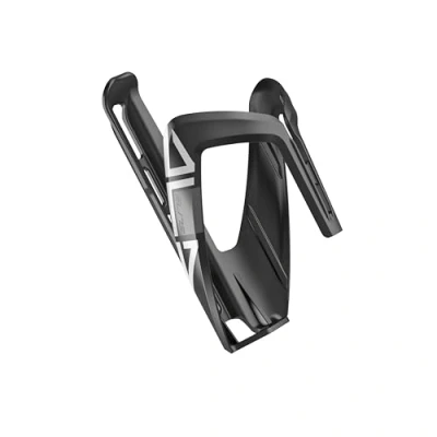 Image of Elite Ala resin bottle cage, black / white
