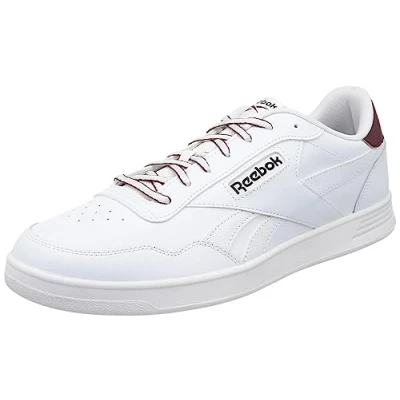 Image of Reebok Unisex Court Advance Sneakers, Ftwwht Clamar Cblack, 5 UK