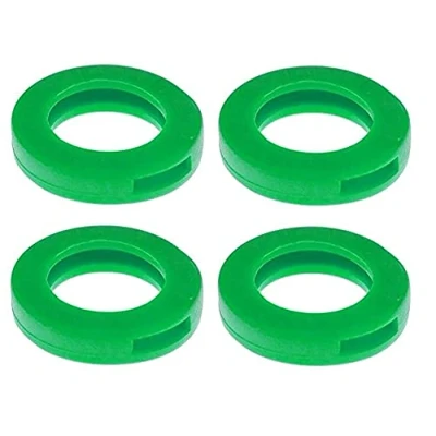 Image of Merriway BH04006 (10 Pcs) Green Key Cap Sleeve Identifier Rings Pack of 10 Pieces