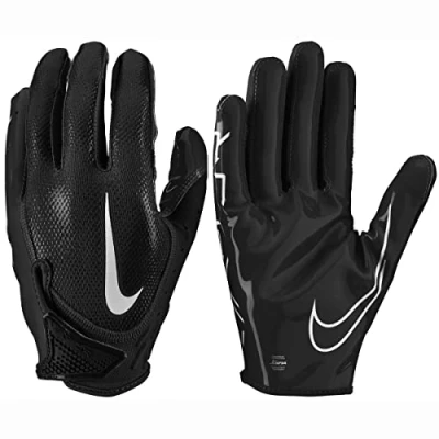 Image of Nike Vapor Jet 7.0 Football Gloves Black White Medium