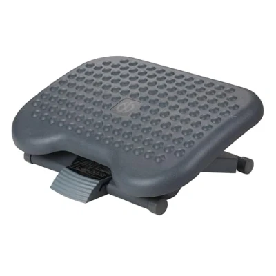 Image of Q Connect 78169 Premium Adjustable Foot Rest 460 x 340 mm Green