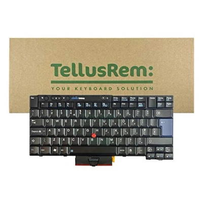 Image of TellusRem replacement UK non backlit keyboard for Lenovo Thinkpad T520 T520i T420S T420 T420i T400S T410S T410 T410I T510 T510i W510 W520 X220T X220s X220i X220