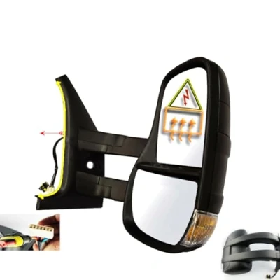 Image of Complete Wing Mirror Unit Fits IVECO Daily 2006 to 2014, Electric Right Driver Side