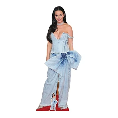 Image of Star Cutouts CS1103 Katy Perry Lifesize Cardboard Cut Out With Mini