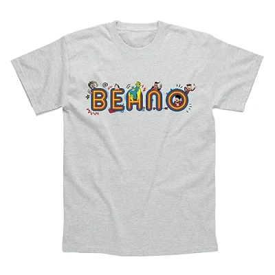 Image of Beano Mens T Shirt (Beano Comics Logo Design). Machine Washable Tshirt, Grey Shirt, Shirts for Men UK, Tshirt Genuine Merchandise
