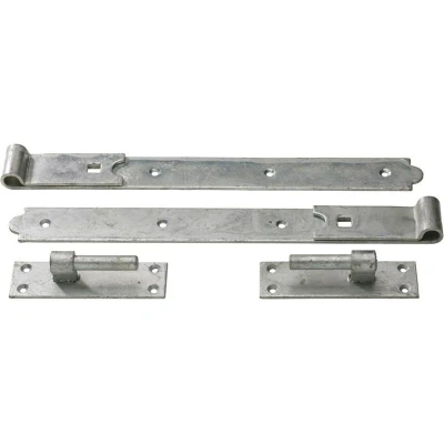 Image of Perry 450mm Straight Bands &amp; Hooks on Plate Galvanised (PR)