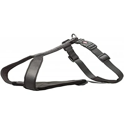 Image of TRIXIE Dog Premium Y Harness, M: 50 60 cm/20 mm, Graphite (Advent 03)
