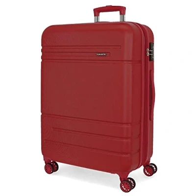 Image of Movom Galaxy Suitcase Medium Beige 48 x 68 27 cm Rigid ABS Side Combination Lock 72L 3.9 kg 4 Double Wheels