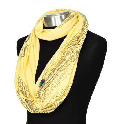 Image of Buff Infinity Face and Neck Bra 59100 unisex Yellow viscose One Size