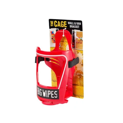Image of Big Wipes The Cage Van &amp; Wall Bracket, Adjustable, Mountable Storage. Easy Fixing, Robust Material, Time Saving Bracket System For Cleaning Products. Use Tubs Sprays