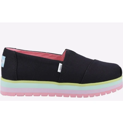 Image of TOMS Alpargata Platform, Black, 1 UK
