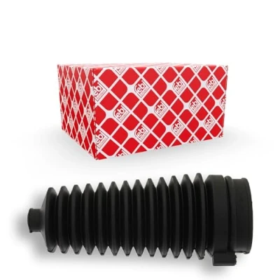 Image of 1012814, 3043575, 3047747, 4045250, 7138553 Steering Rack Boot FEBI BILSTEIN 21257 Rubber Front Axle Left, Right 12, 53mm 190,5mm