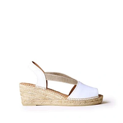 Image of Toni Pons Women&#039;s Leather Espadrille TEIDE P White, 5 UK 38 EU
